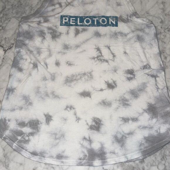 Peloton Gray Tie-Dye Women's Tank Top M - Picture 4 of 5